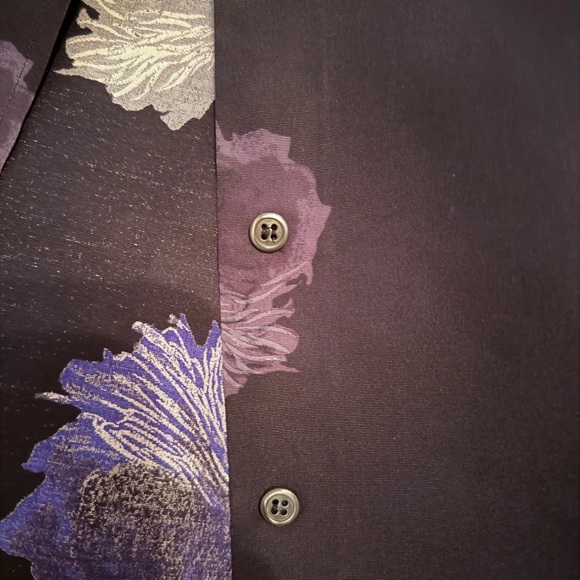 Prada Floral Printed Silk Faille Shirt Fall 2022 - Picture 7 of 7